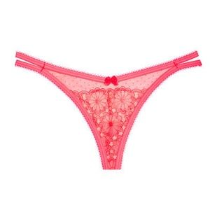 FOR LOVE & LEMONS Pink Daisy Thong